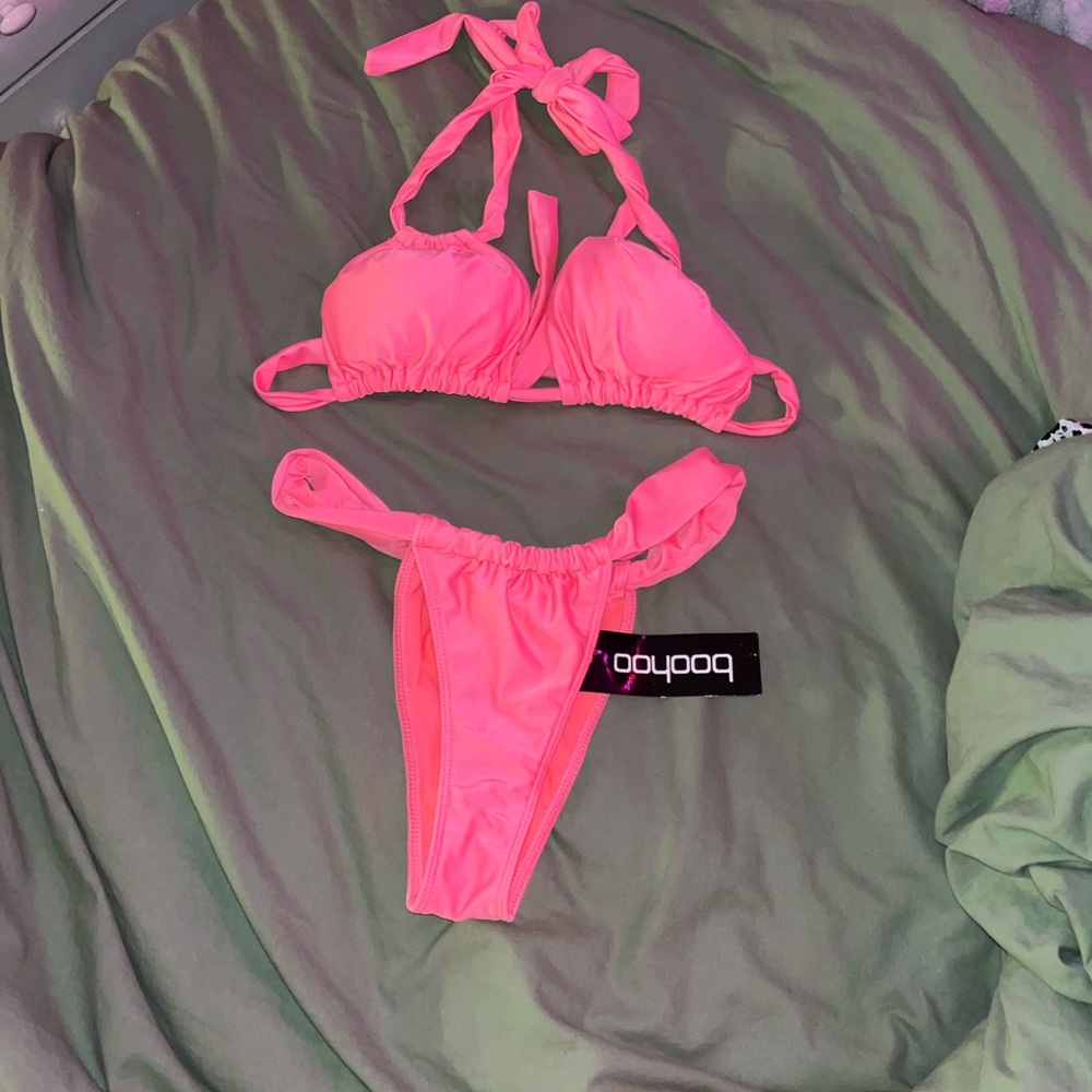BOOHOO tie bikini